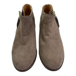 Vionic Women’s Joy Serena Gray Suede Ankle‎ Boots Comfort Support Shoes Size 7.5
